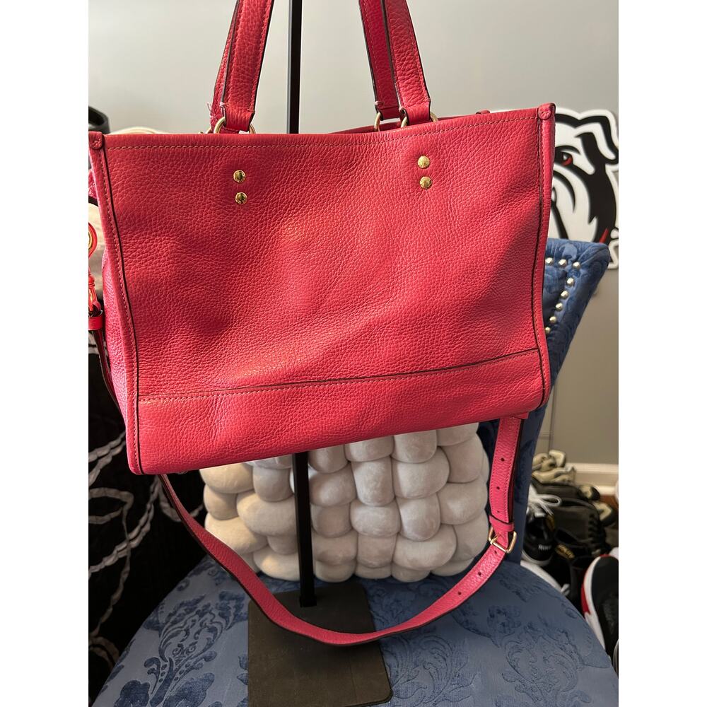 Coach Dempsey Pink Carry-All Bag with Patch - Picture 4 of 8